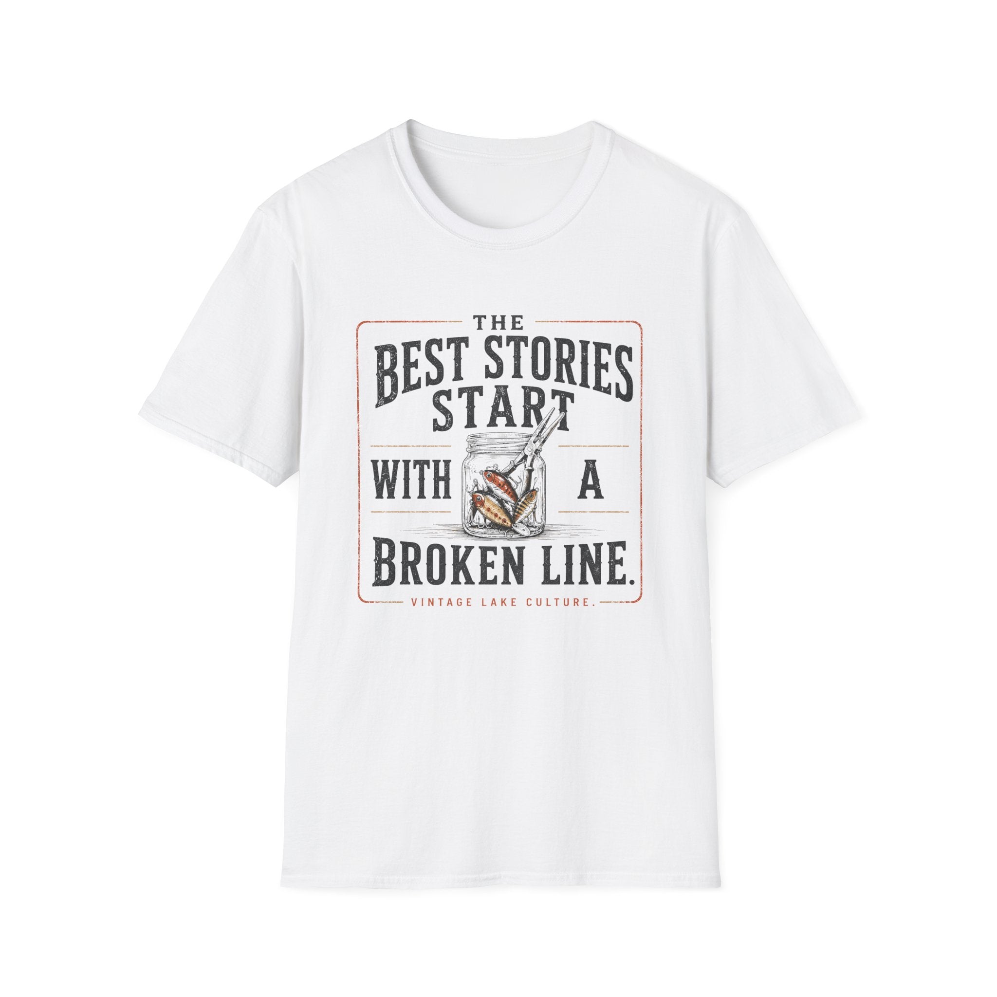 The Best Stories Start With A Broken Line T-Shirt