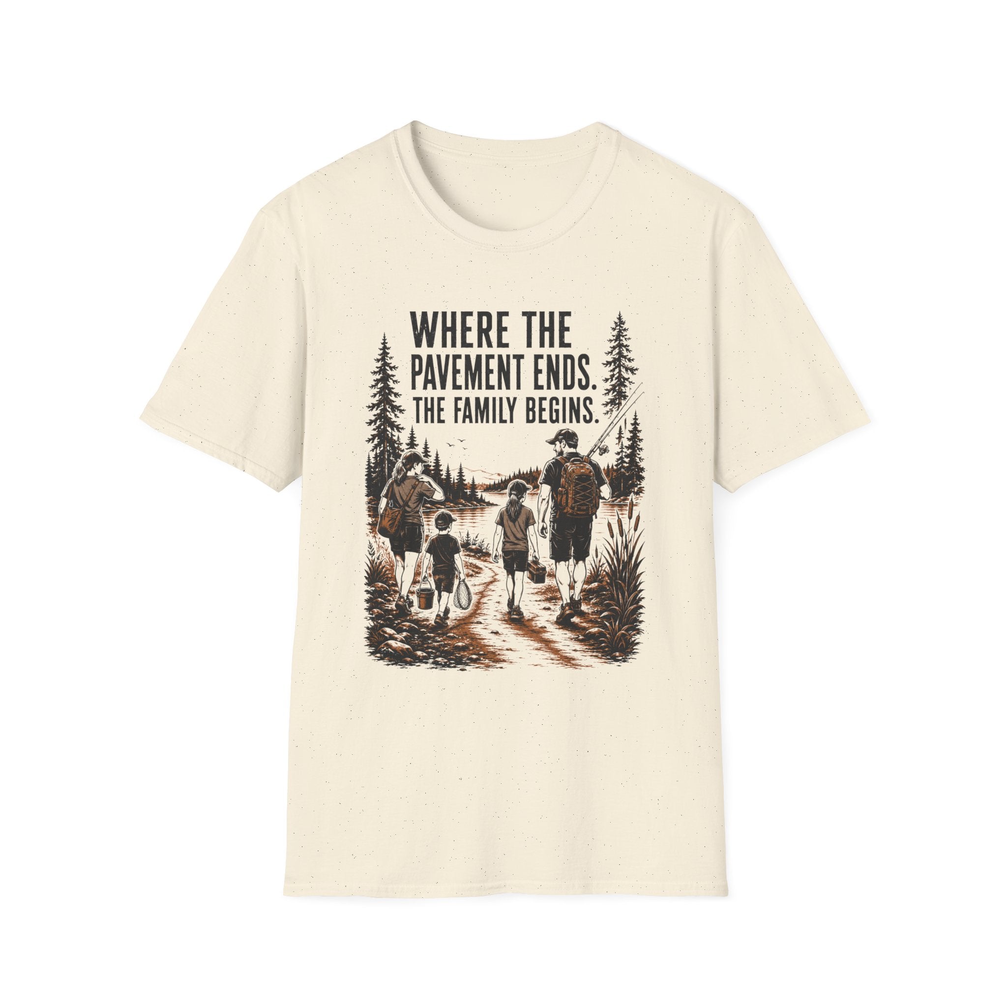 Where The Pavement Ends The Family Begins T-Shirt