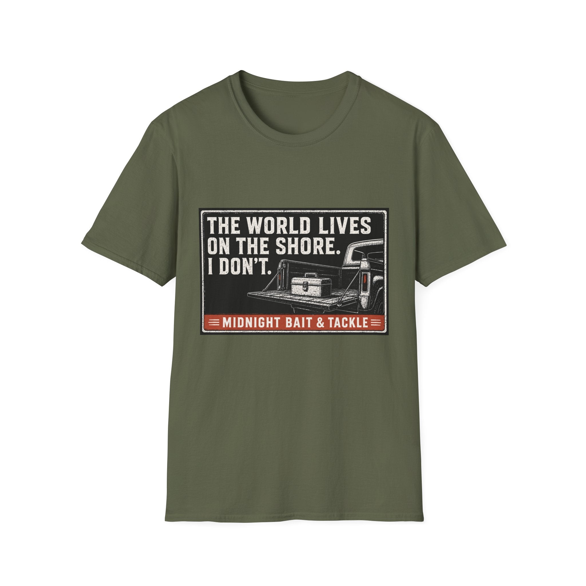 The World Lives On The Shore T-Shirt