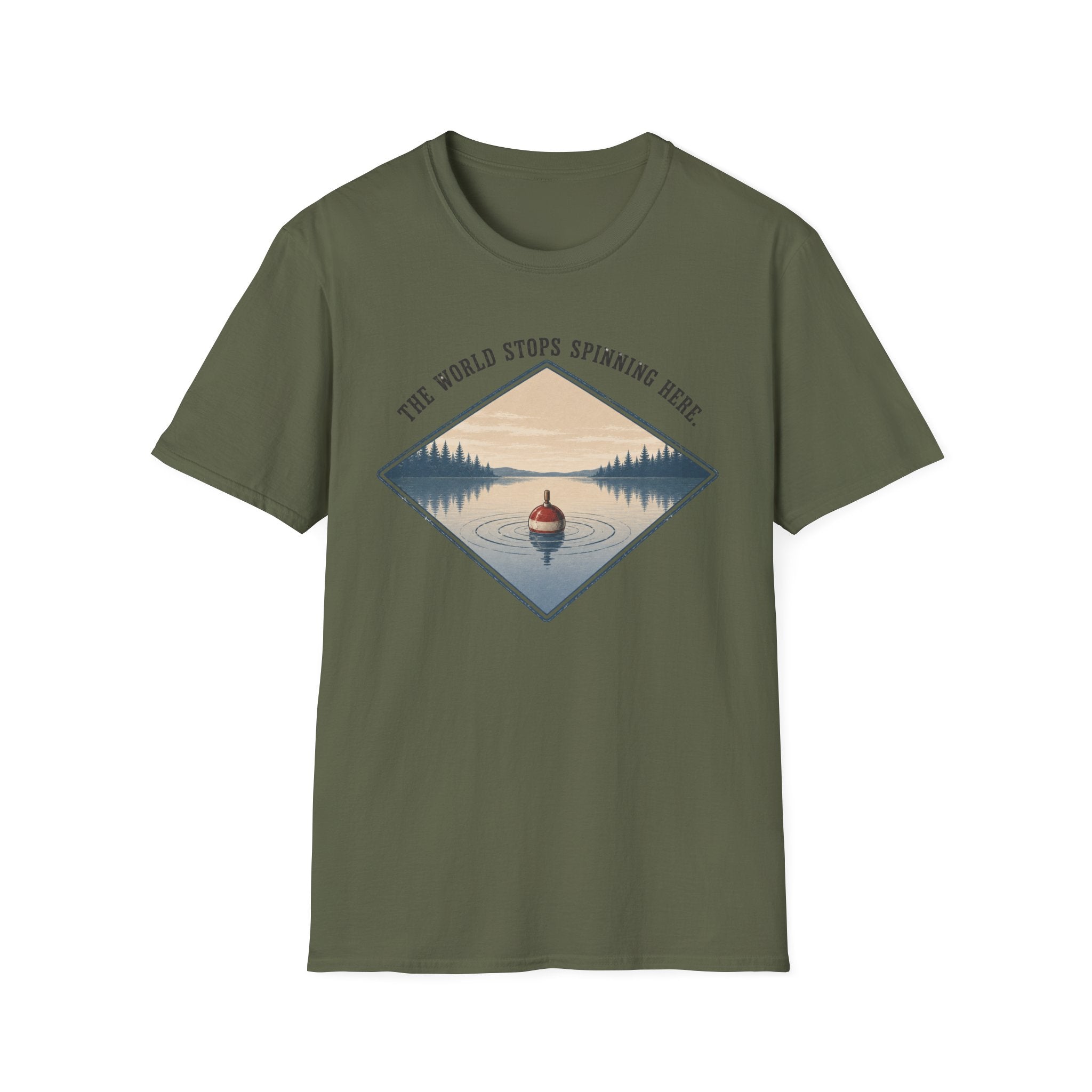The World Stops Spinning Here T-Shirt
