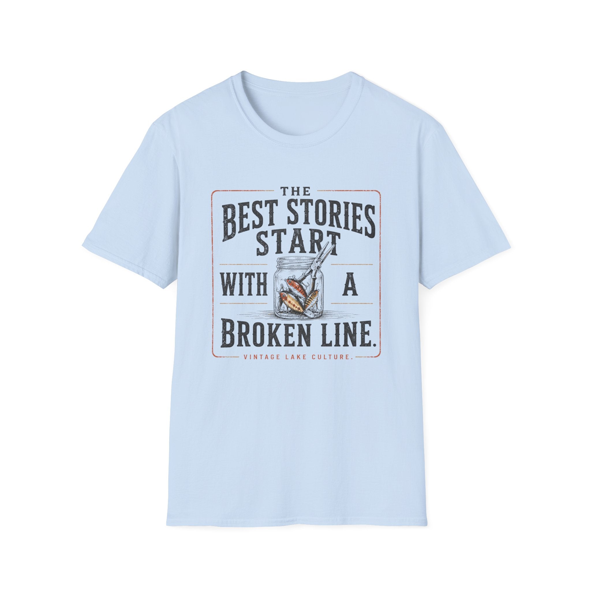 The Best Stories Start With A Broken Line T-Shirt