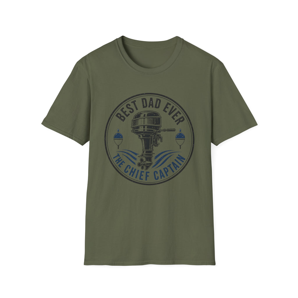 Best Dad Ever The Chief Captain T-Shirt
