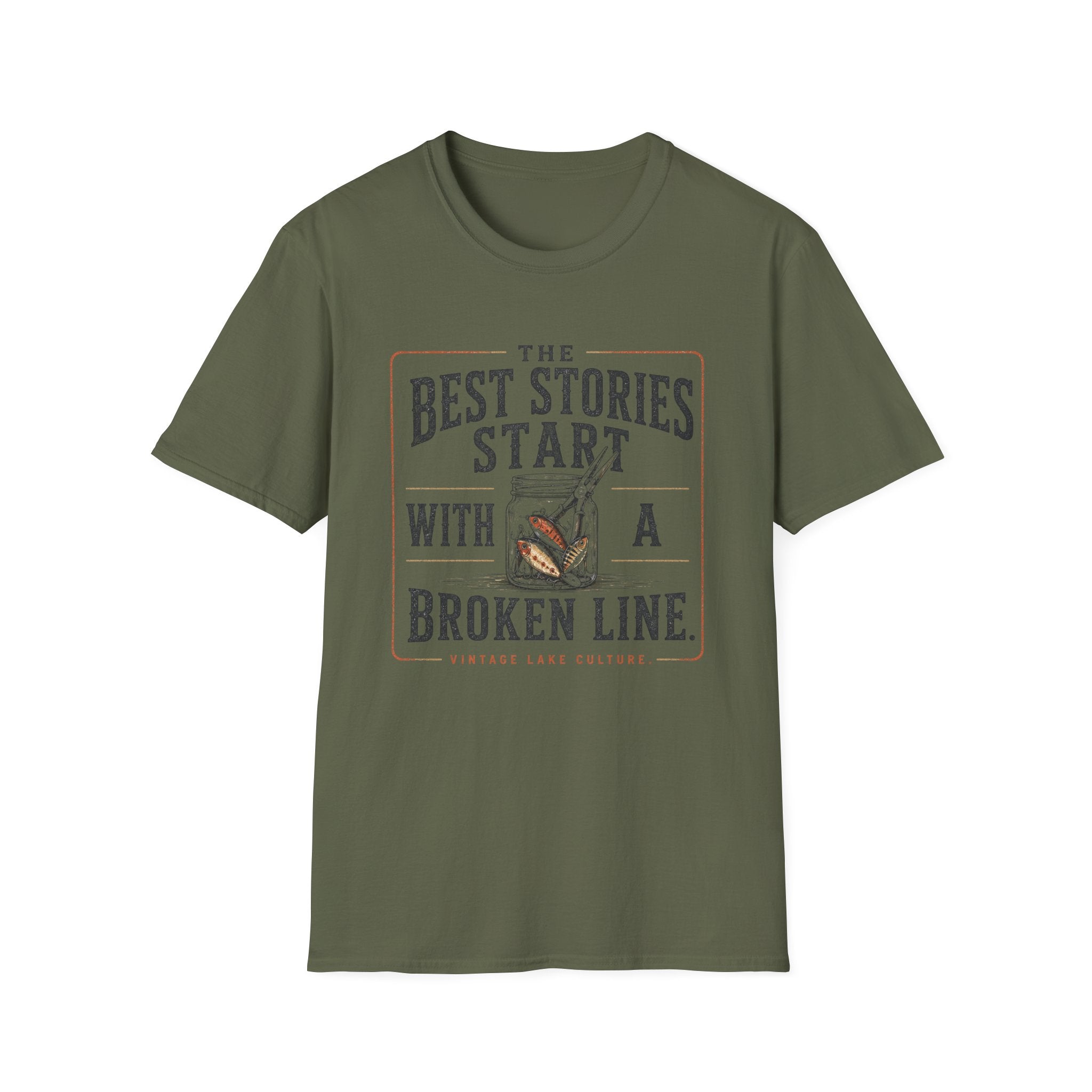 The Best Stories Start With A Broken Line T-Shirt