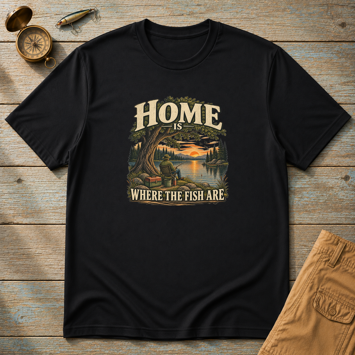 Home Is Where The Fish Are T-Shirt