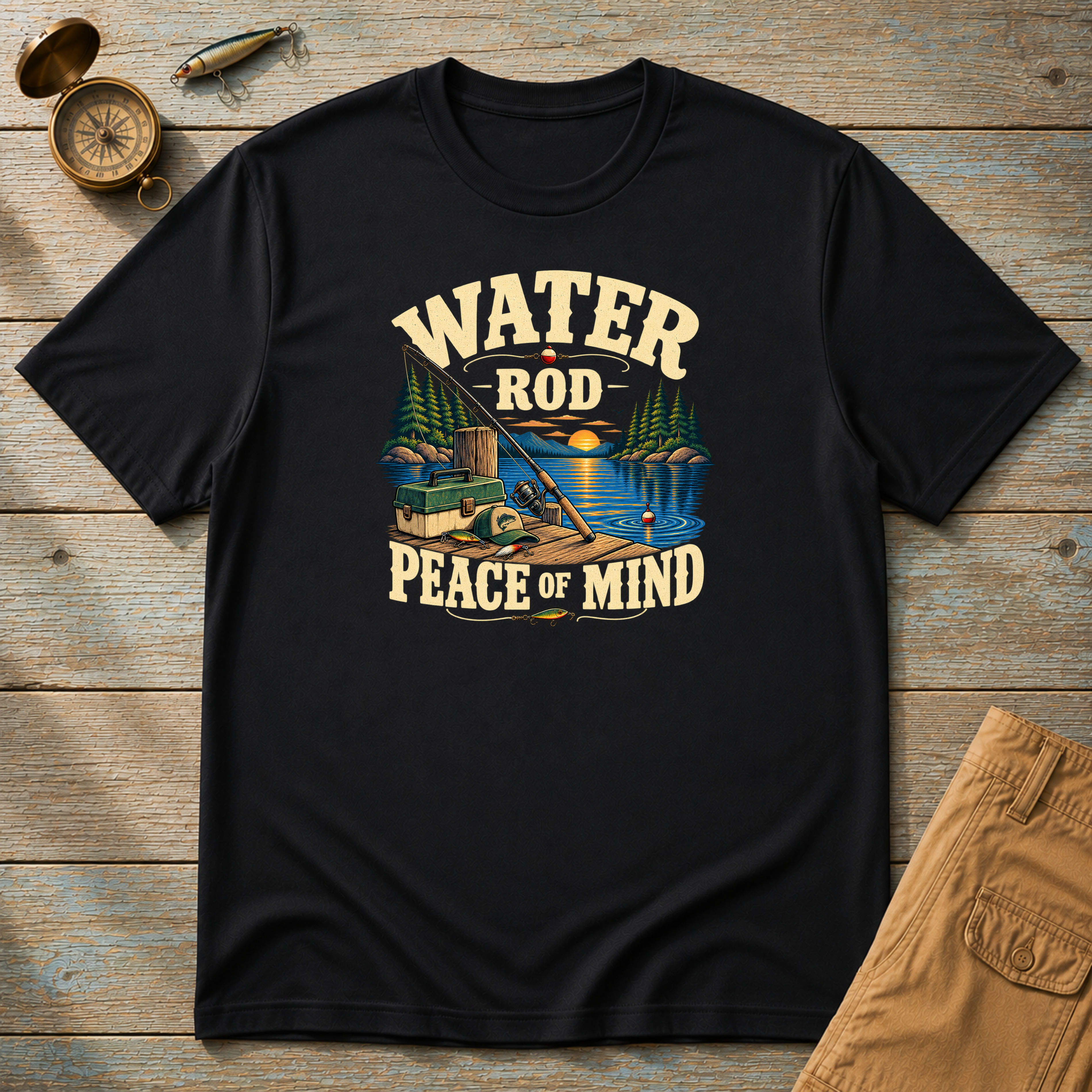 Water Rod Piece Of Mind T-Shirt