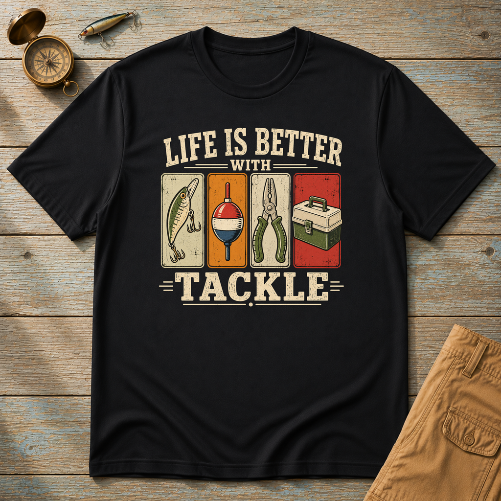 Life Is Better With Tackle T-Shirt