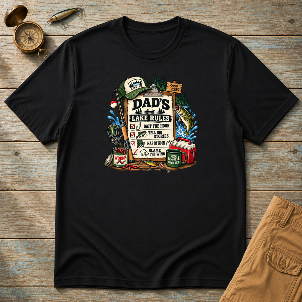 Dad's Lake Rules T-Shirt