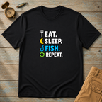 Eat Sleep Fish Repeat T-Shirt