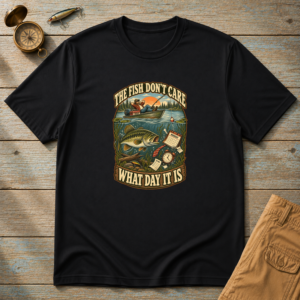 Fish Don't Care What Day It Is T-Shirt