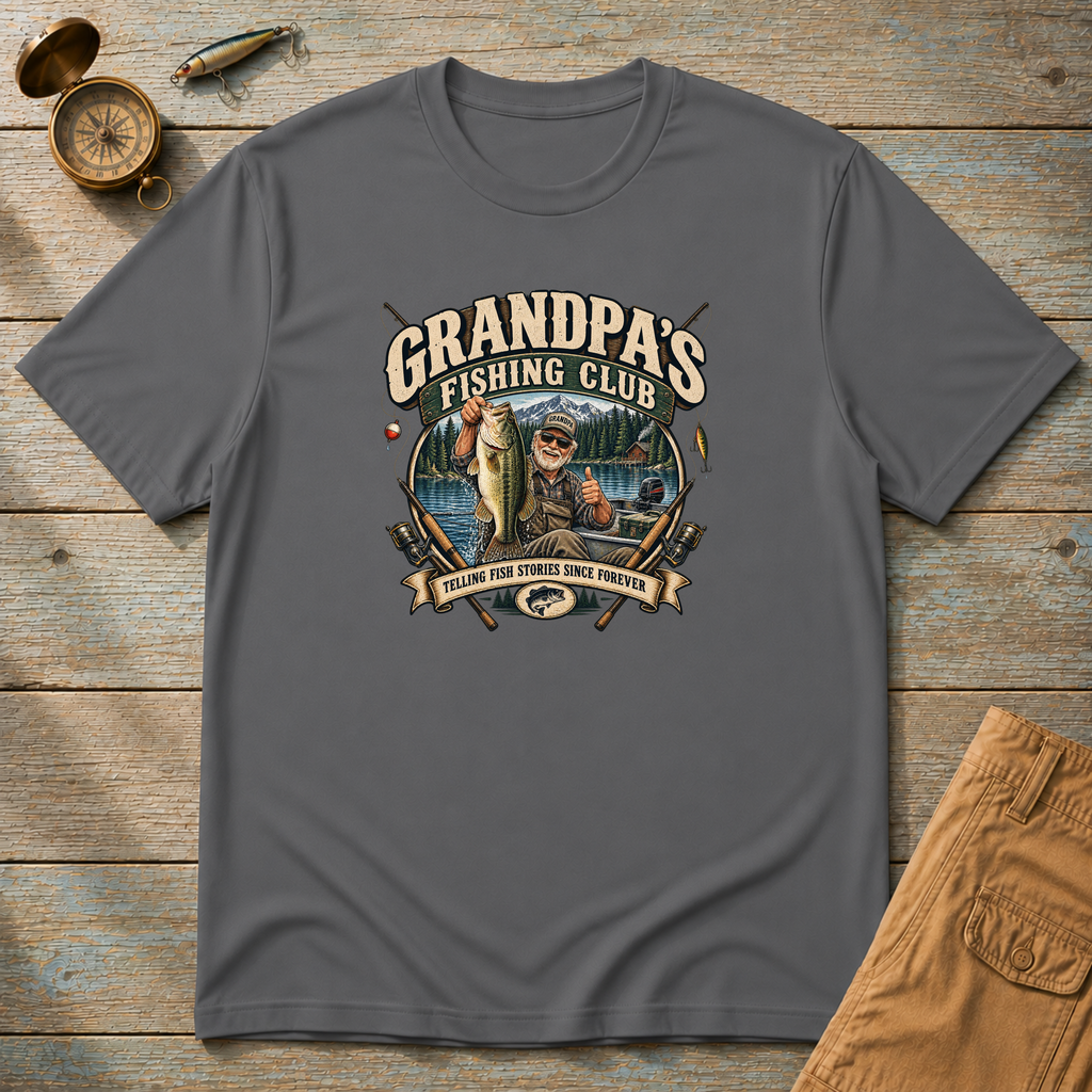 Grandpa's Fishing Club T-Shirt