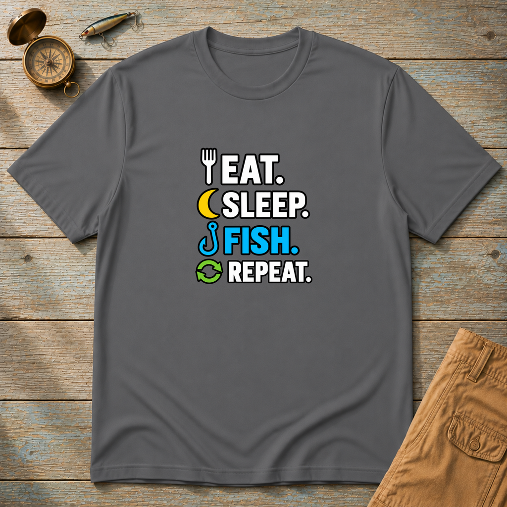 Eat Sleep Fish Repeat T-Shirt