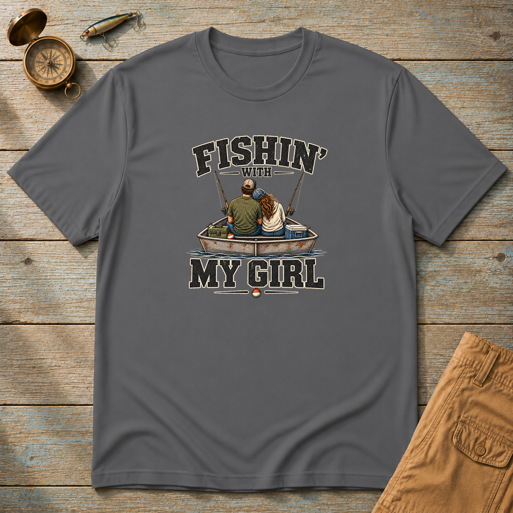 Fishing With My Man T-Shirt