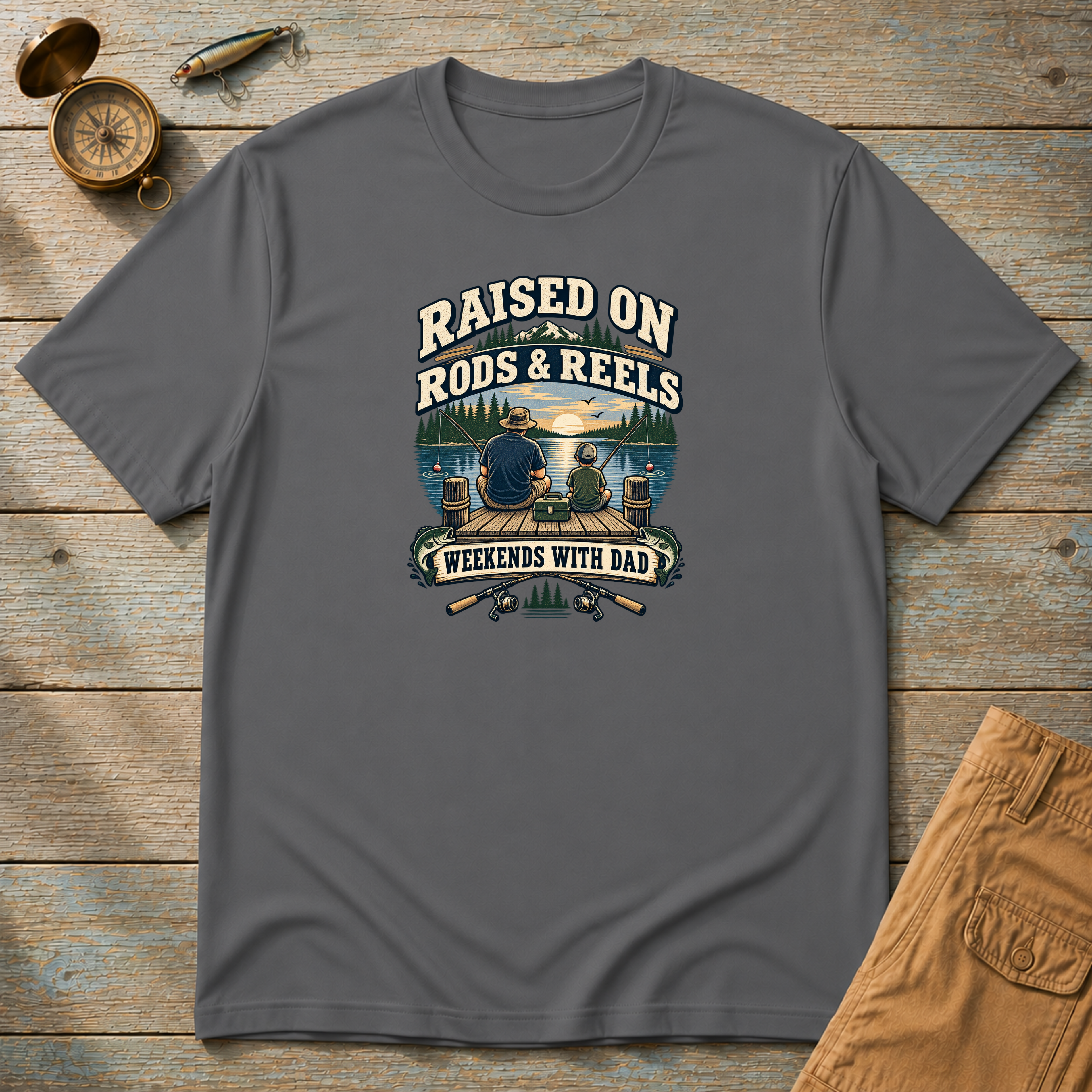 Raised On Rod & Reels T-Shirt