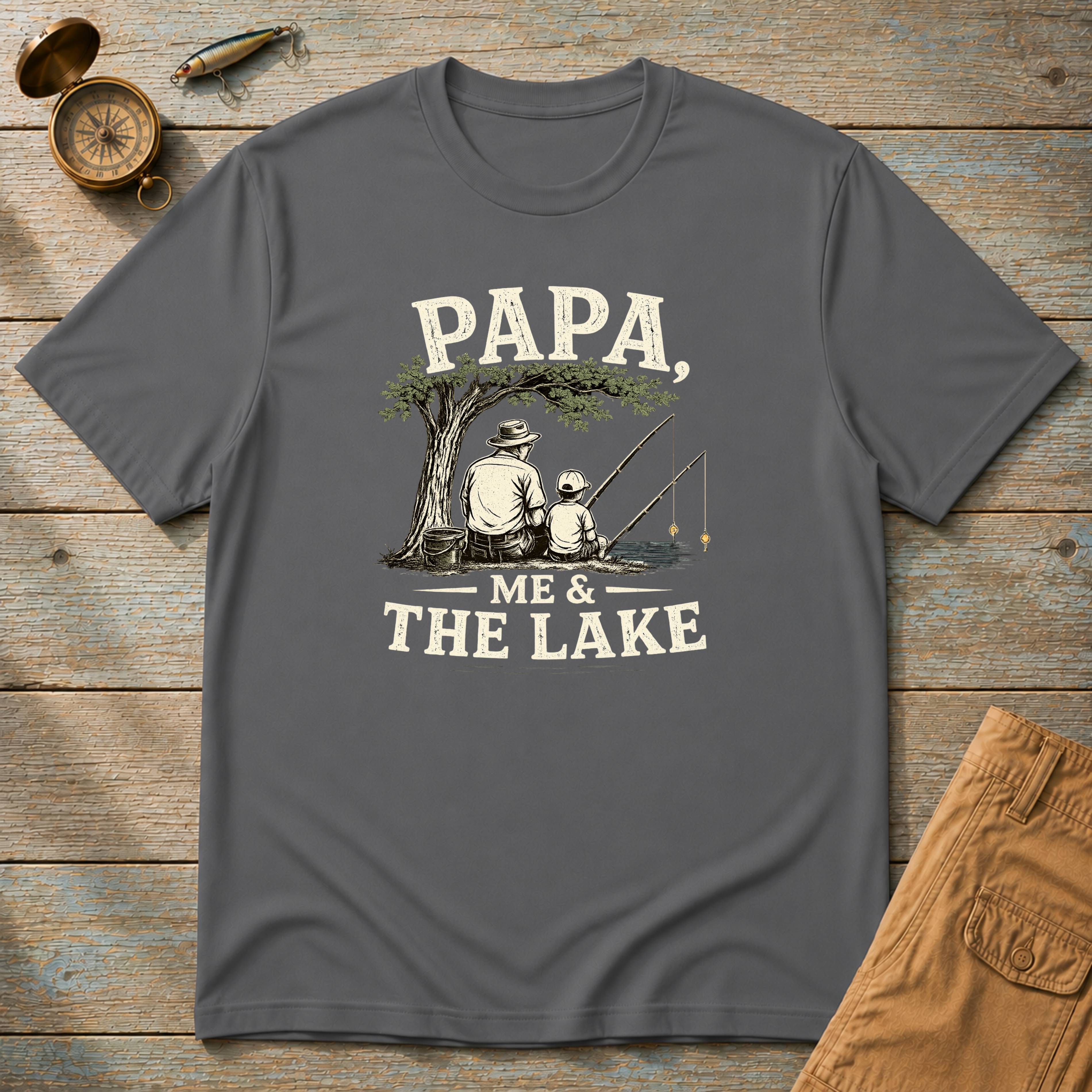 Papa, Me & The Lake T-Shirt