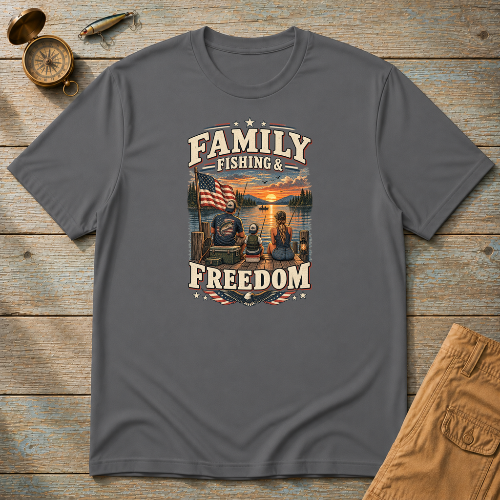 Family Fishing Freedom T-Shirt