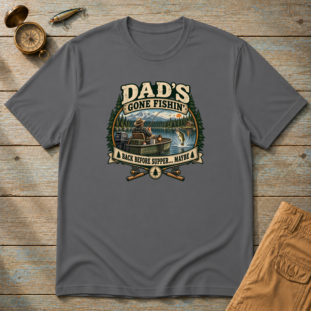 Dad's Gone Fishing T-Shirt
