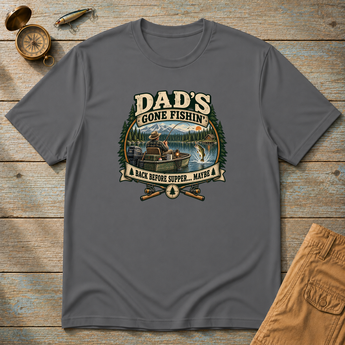 Dad's Gone Fishing T-Shirt