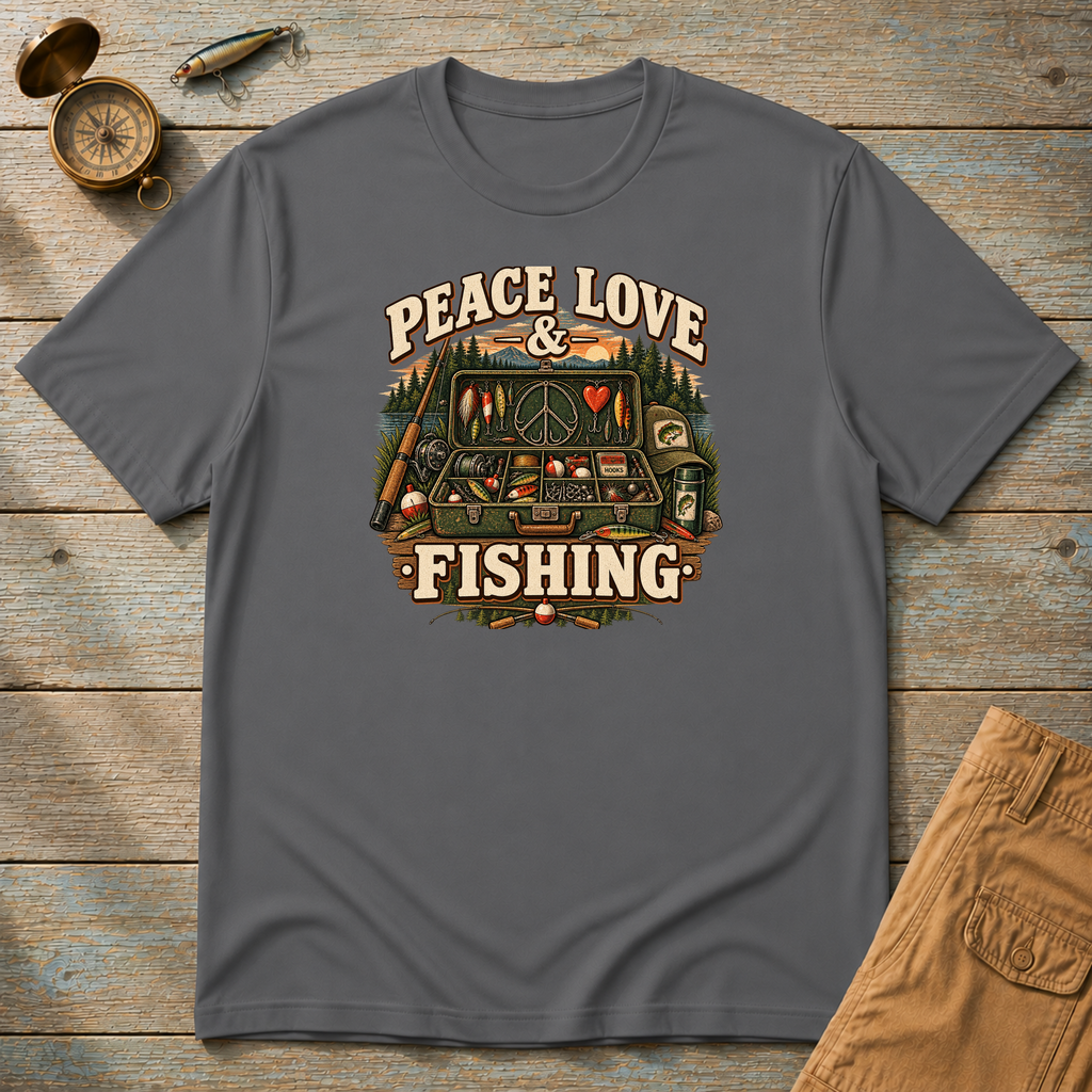 Peace, Love & Fishing T-Shirt