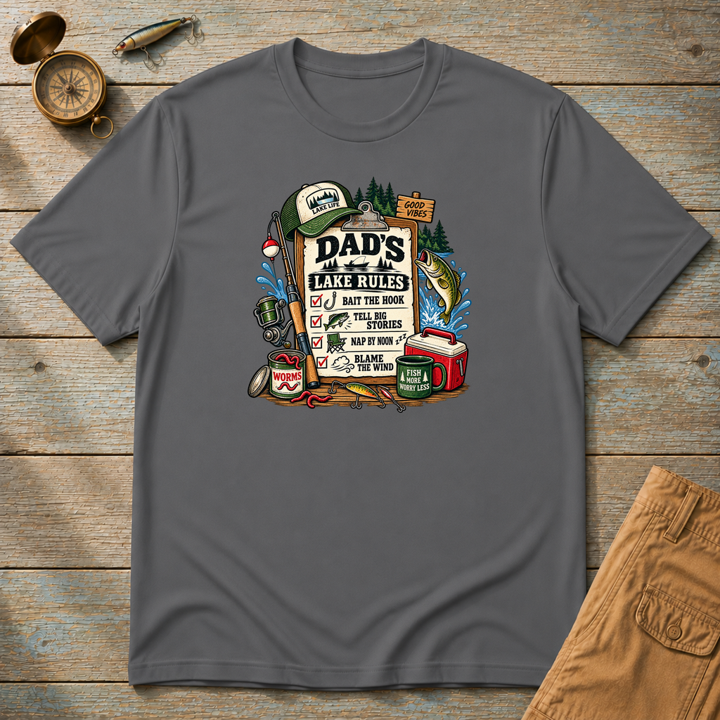 Dad's Lake Rules T-Shirt