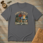 Early To Bed, Early To Fish T-Shirt