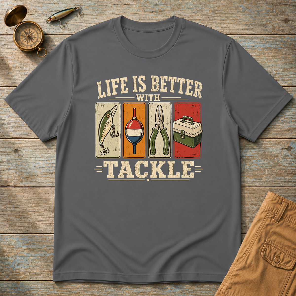 Life Is Better With Tackle T-Shirt