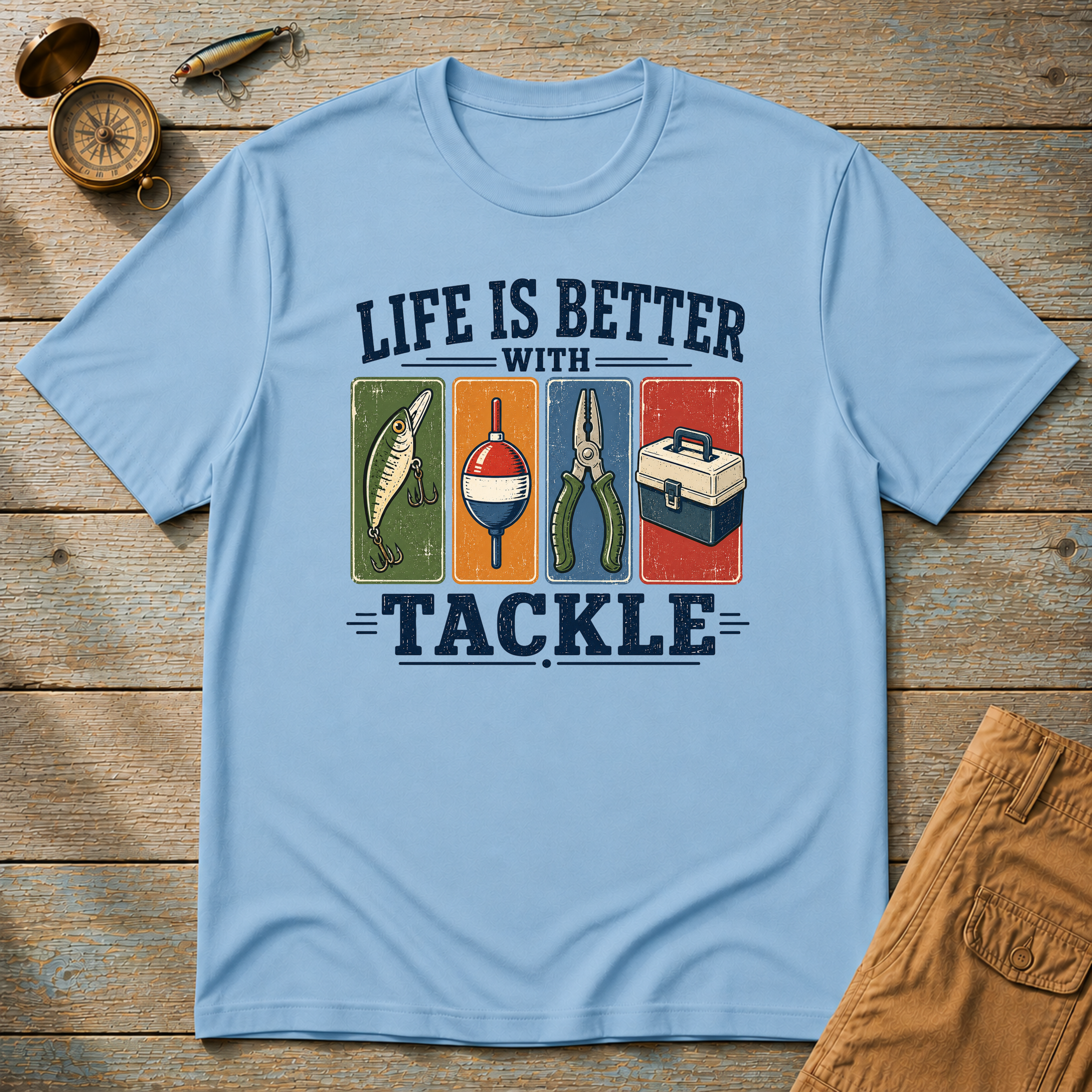 Life Is Better With Tackle T-Shirt