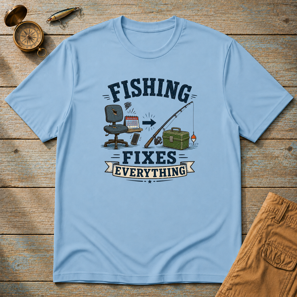 Fishing Fixes Everything T-Shirt