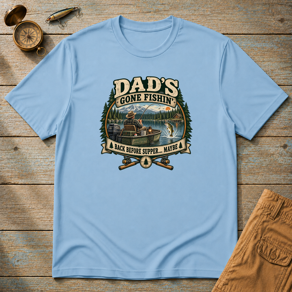 Dad's Gone Fishing T-Shirt