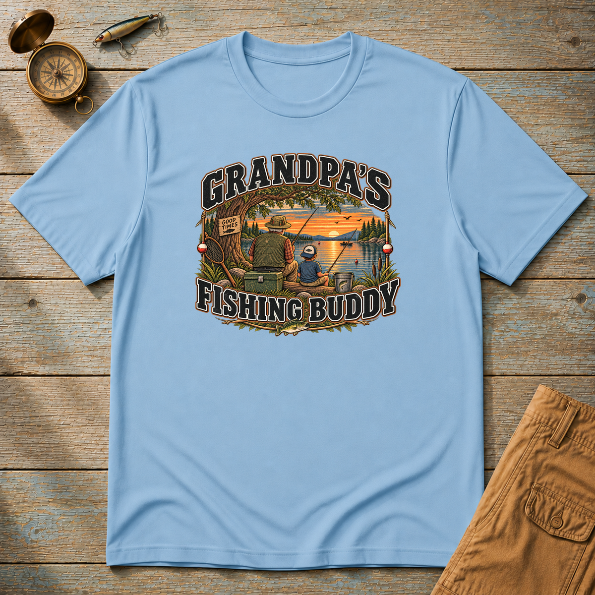 Grandpa's Fishing Buddy T-Shirt