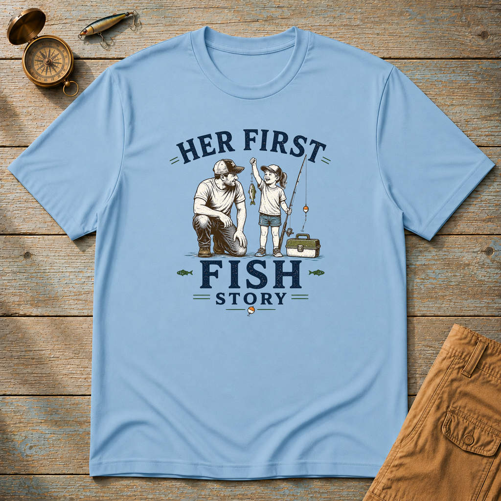 Her First Fish Story T-Shirt