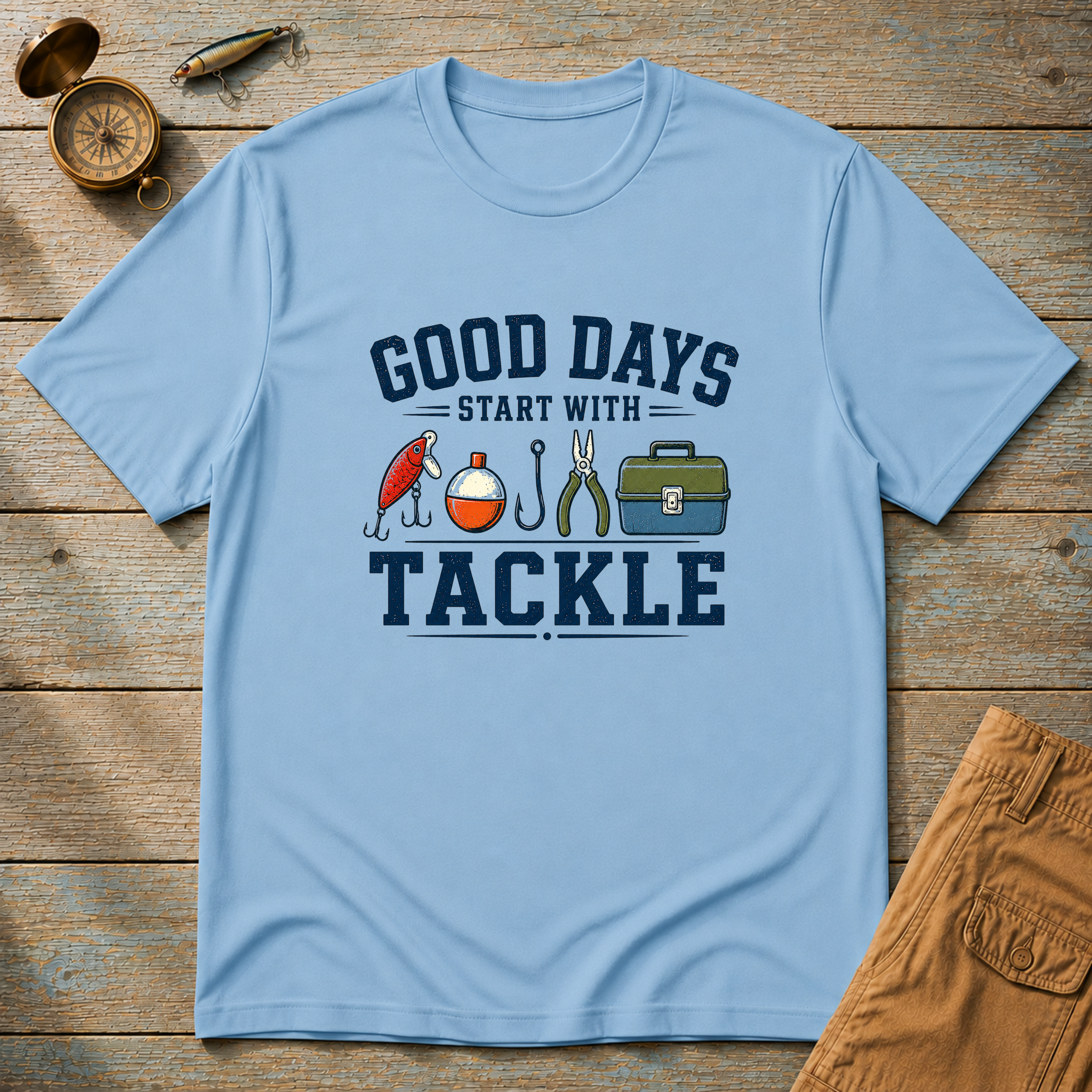 Good Days Start With Tackle T-Shirt