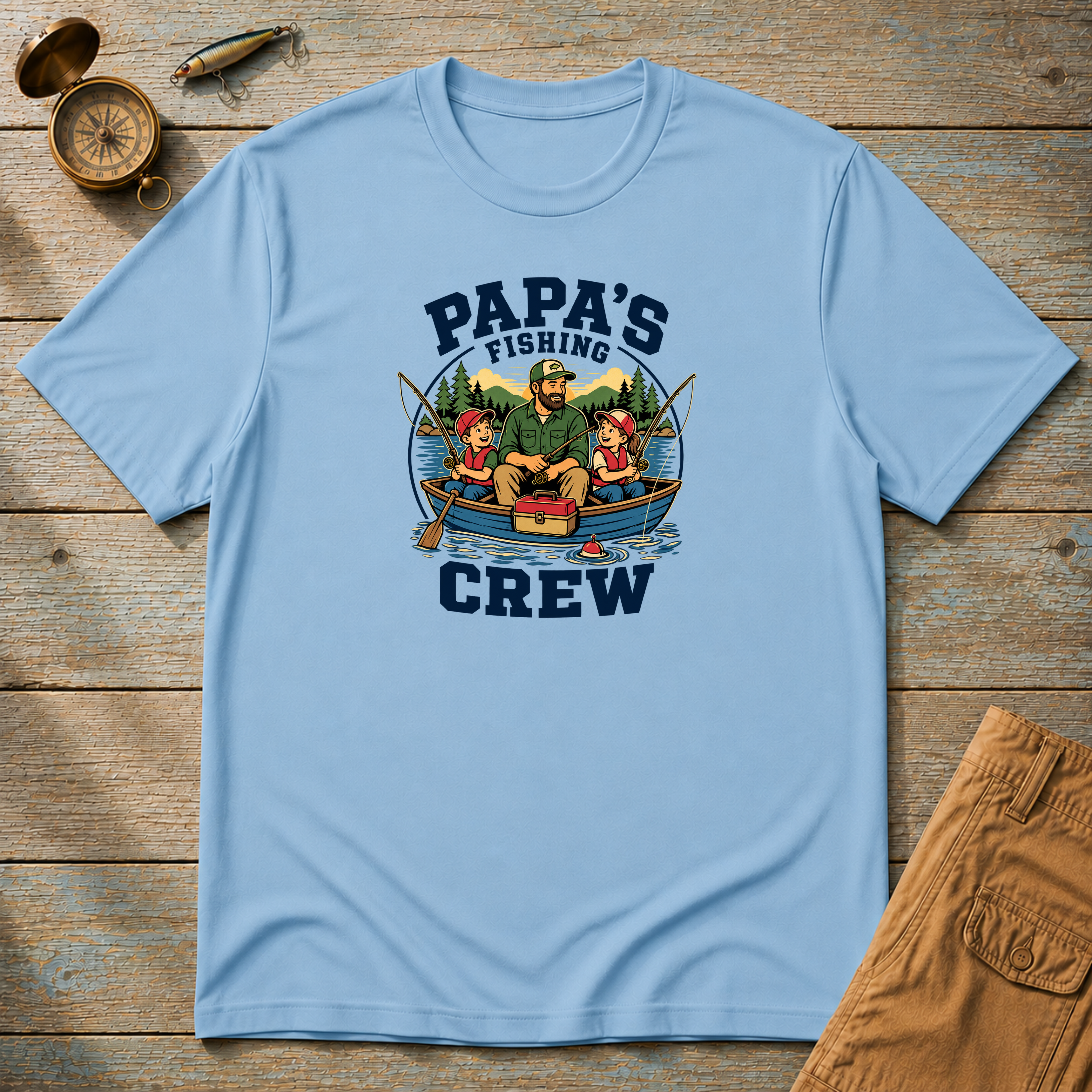 Papa's Fishing Crew T-Shirt