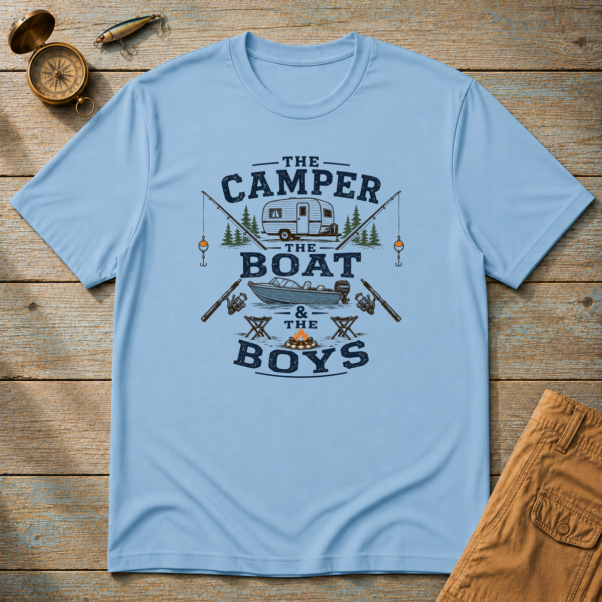 The Camper, The Boat & The Boys T-Shirt