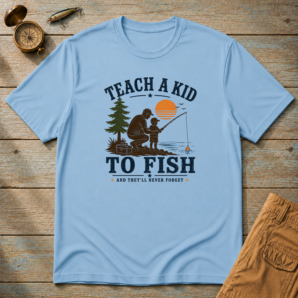 Teach A Kid To Fish T-Shirt