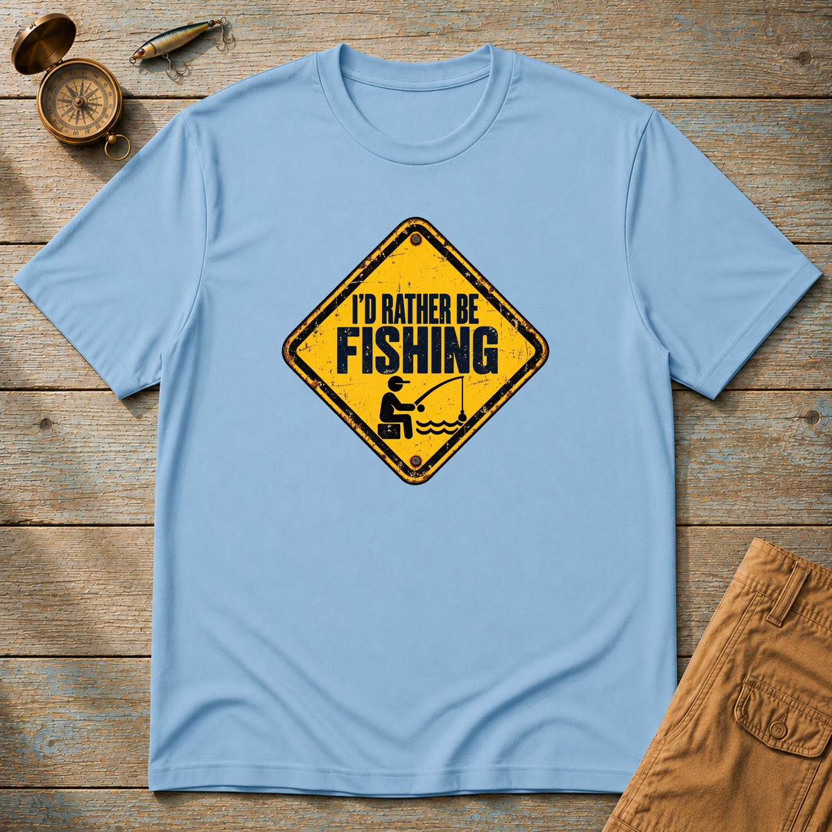 I'd Rather Be Fishing T-Shirt