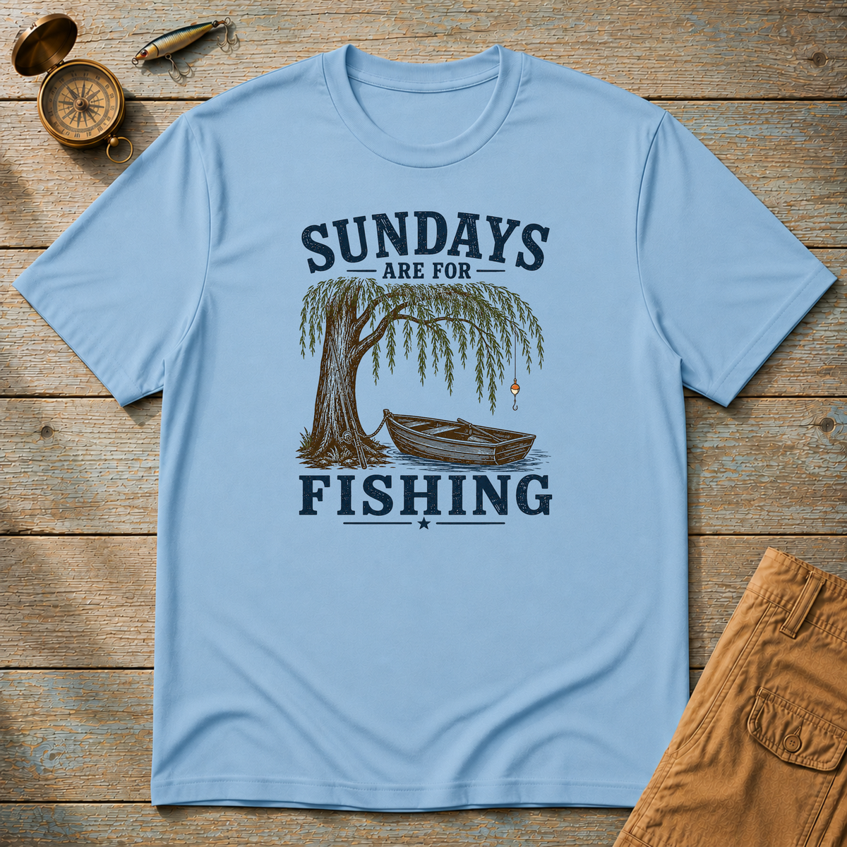 Sundays Are For Fishing T-Shirt