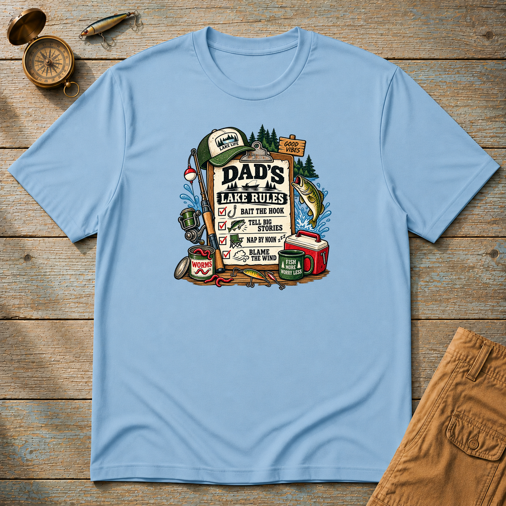 Dad's Lake Rules T-Shirt
