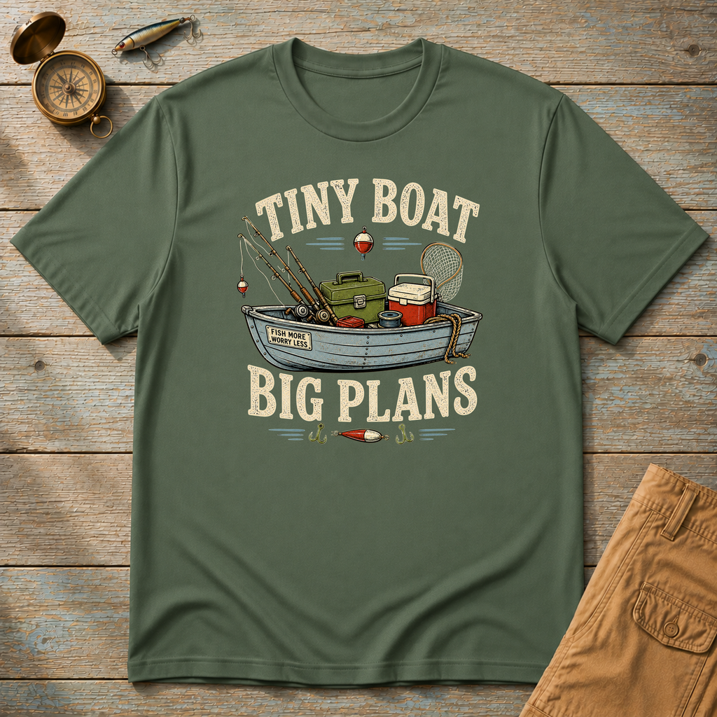 Tiny Boat Big Plans T-Shirt