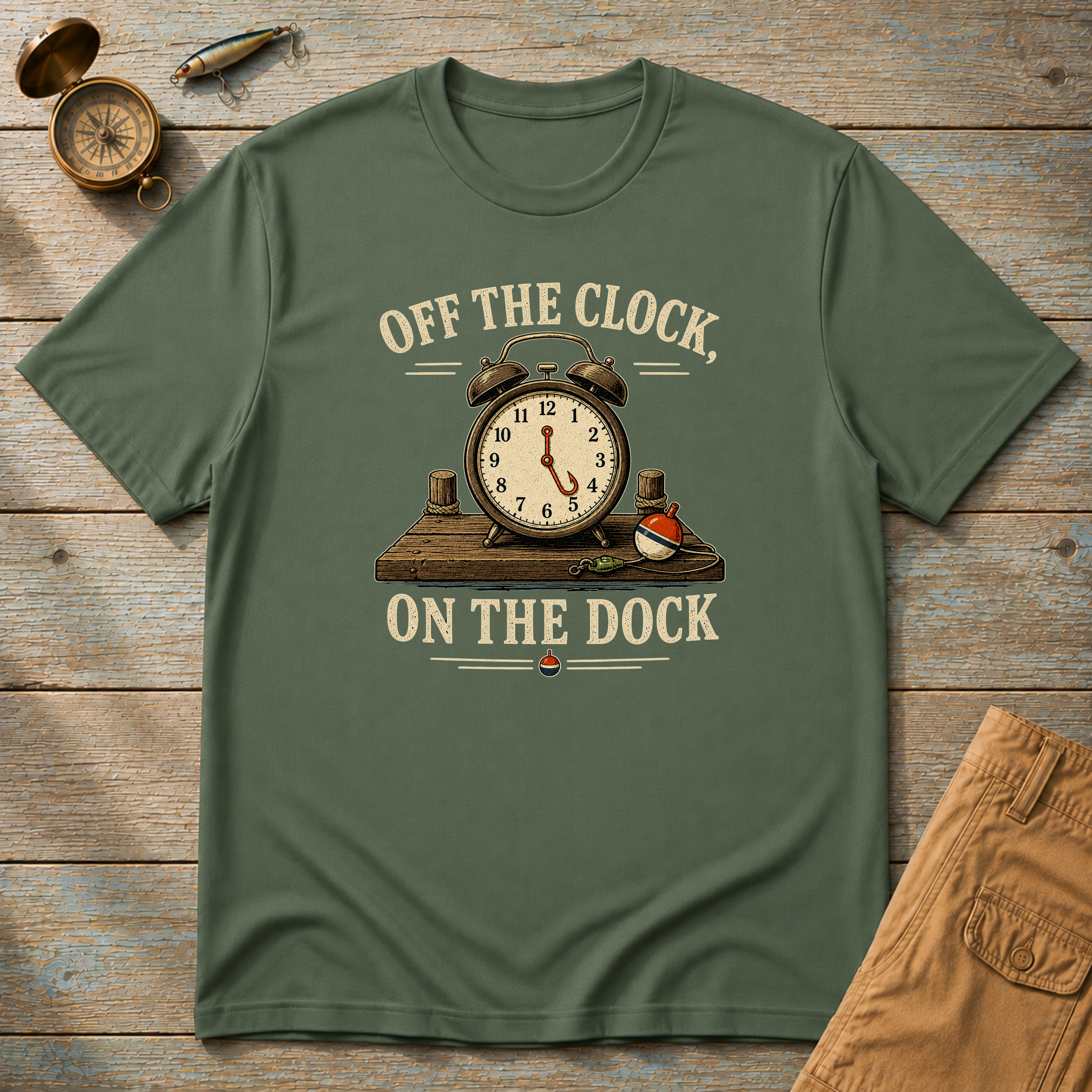 Off The Clock On The Dog T-Shirt