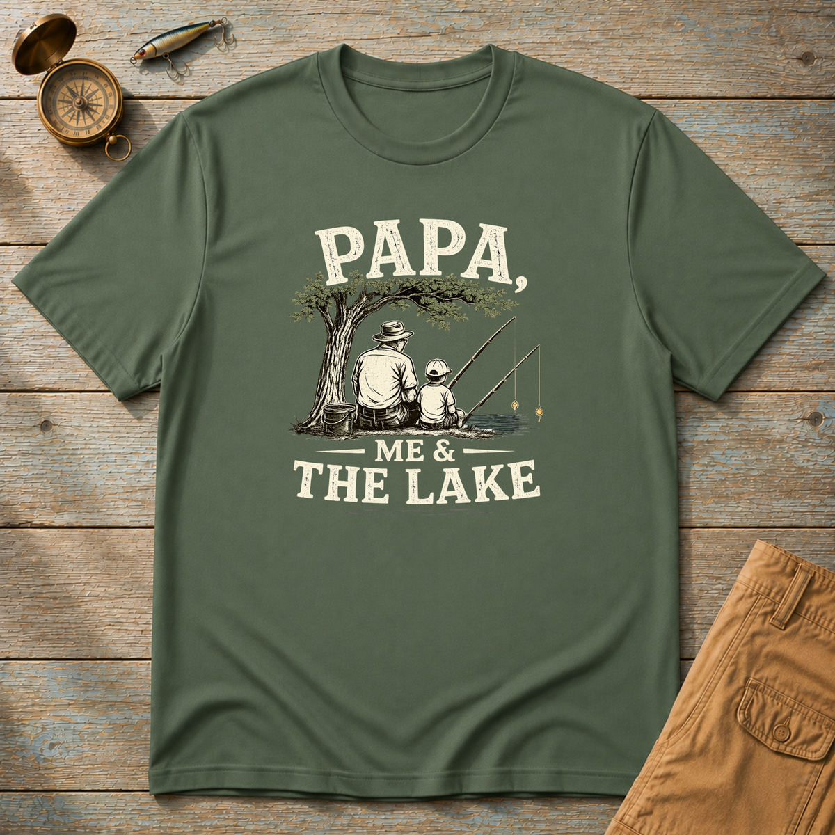 Papa, Me & The Lake T-Shirt