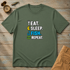 Eat Sleep Fish Repeat T-Shirt