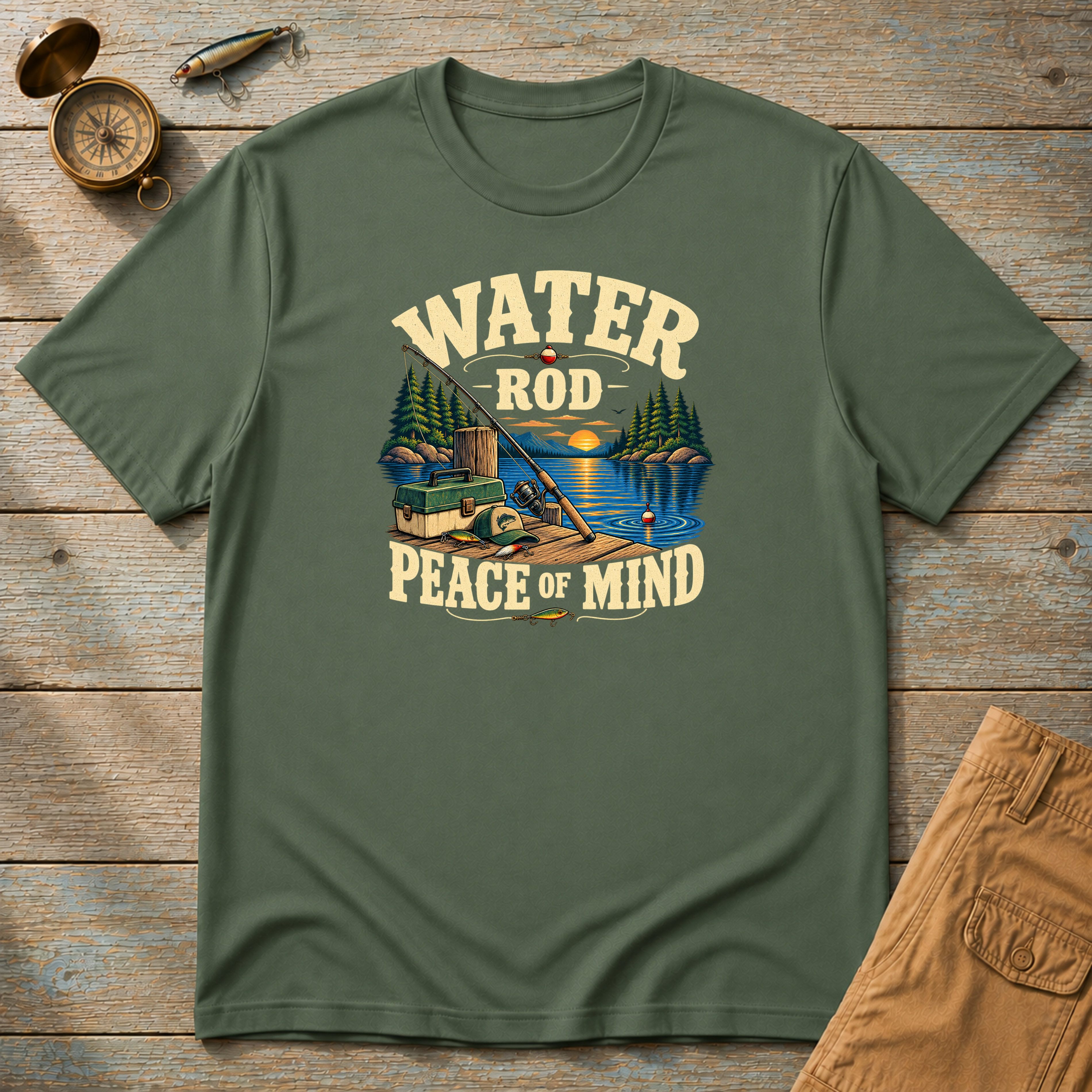 Water Rod Piece Of Mind T-Shirt