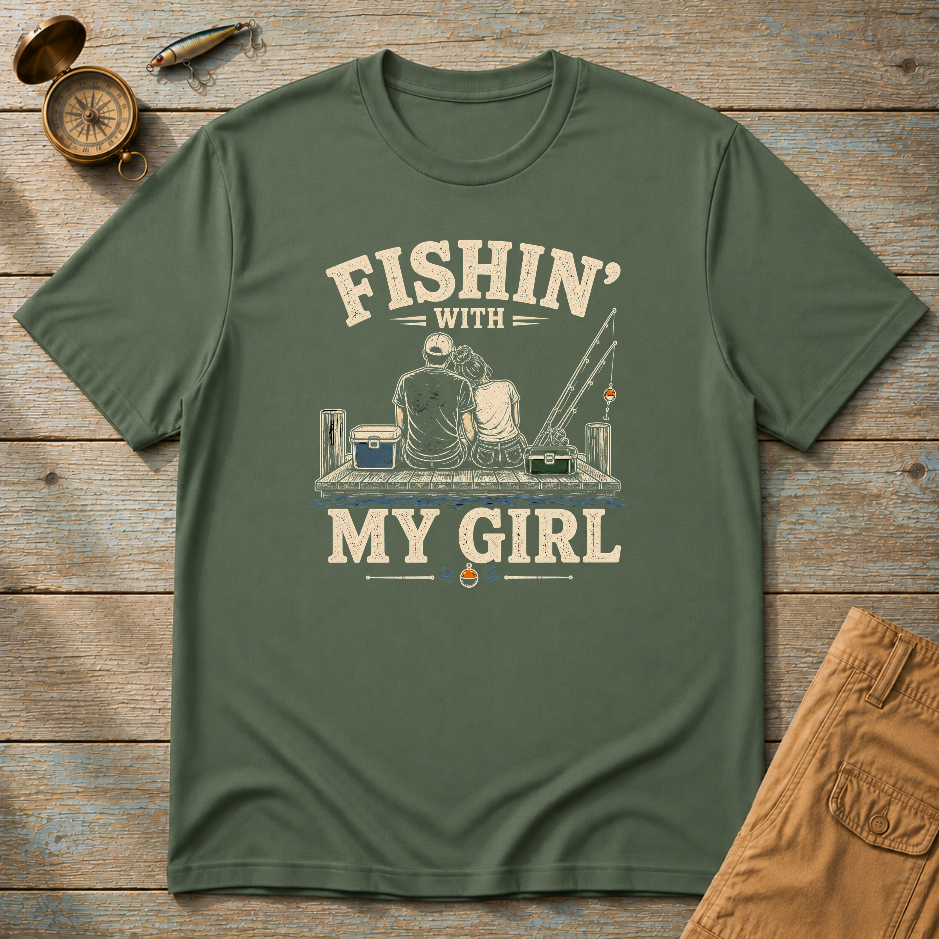 Fishing With My Girl T-Shirt