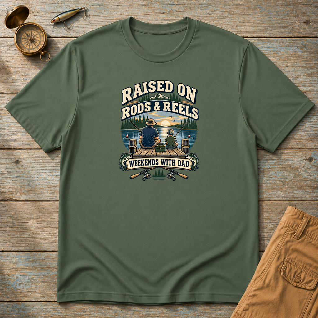 Raised On Rod & Reels T-Shirt