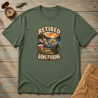 Retired Gone Fishing T-Shirt