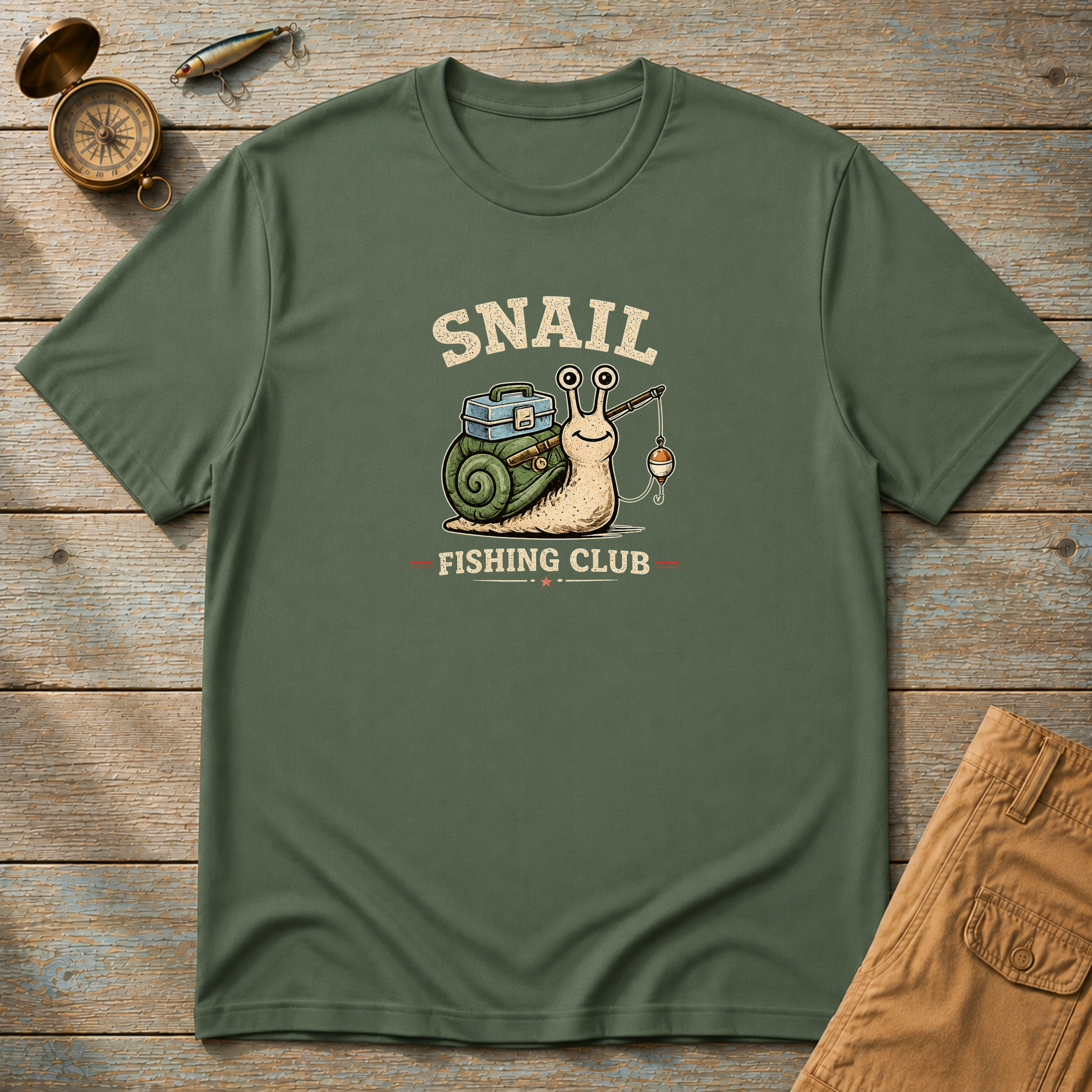 Snail Fishing Club T-Shirt
