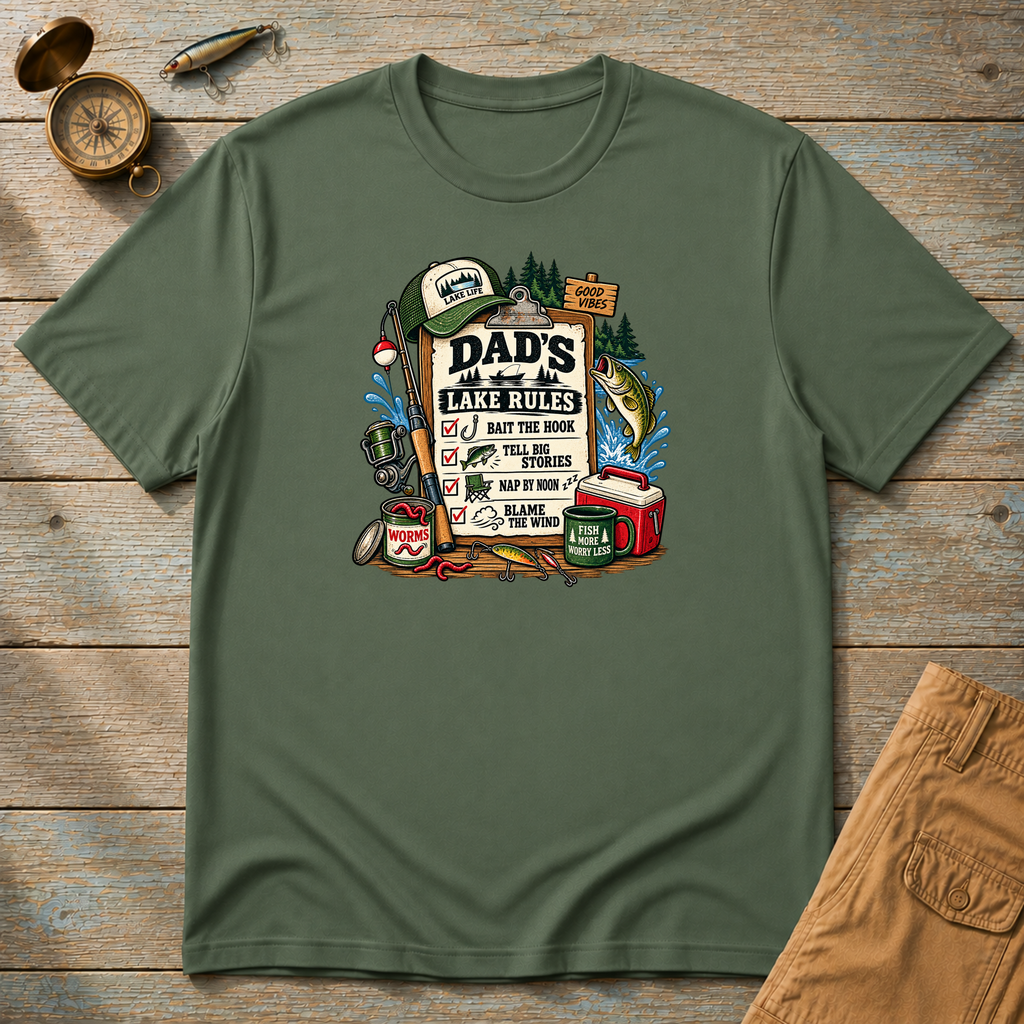Dad's Lake Rules T-Shirt