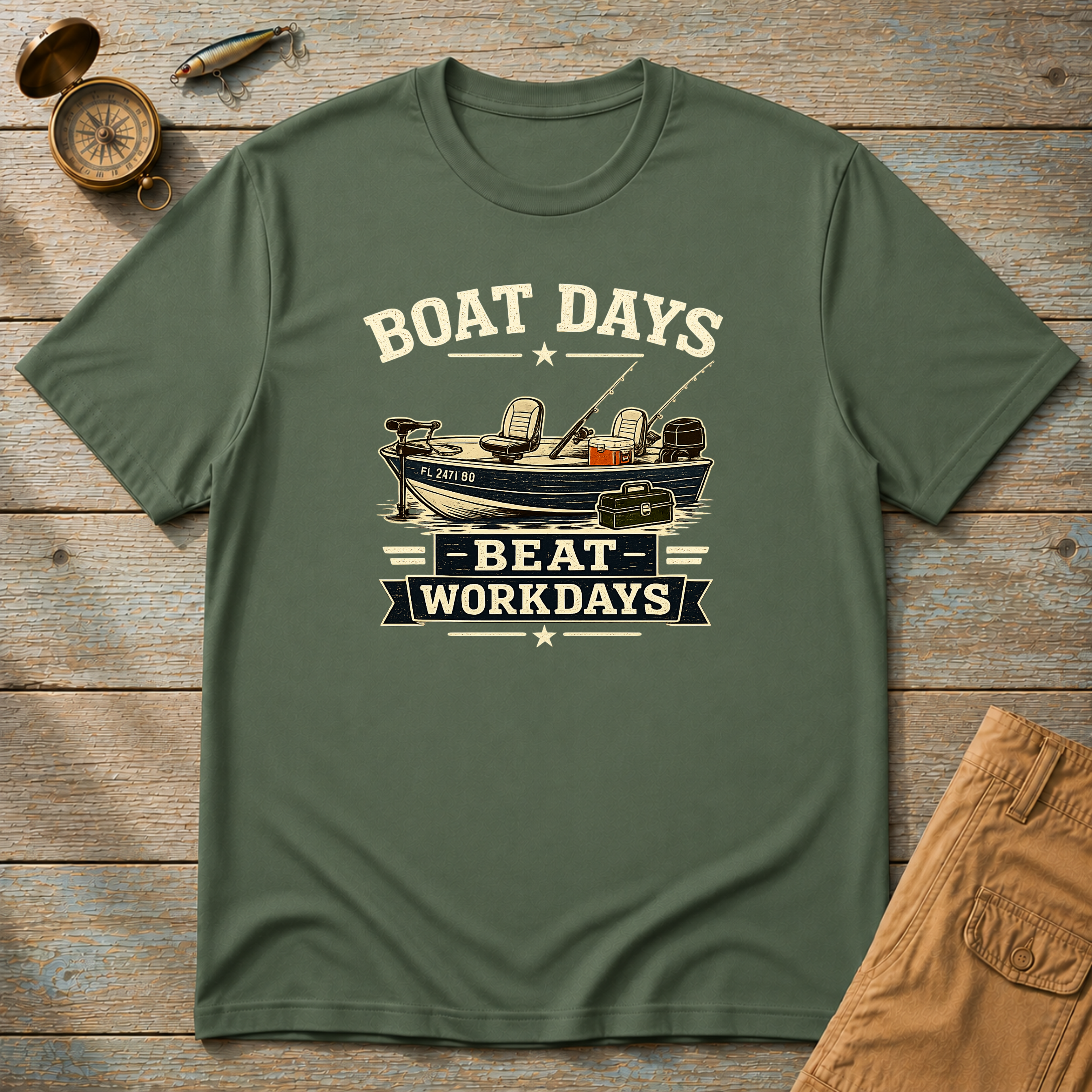 Boat Days Beat Workdays T-Shirt