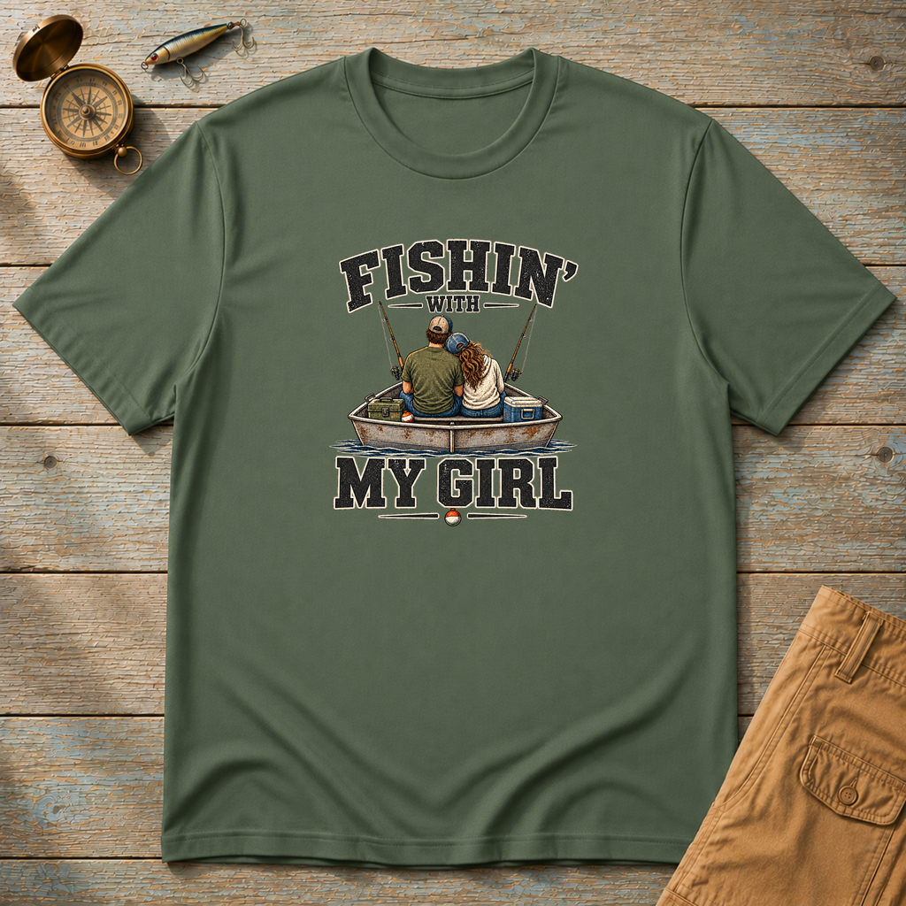Fishing With My Man T-Shirt