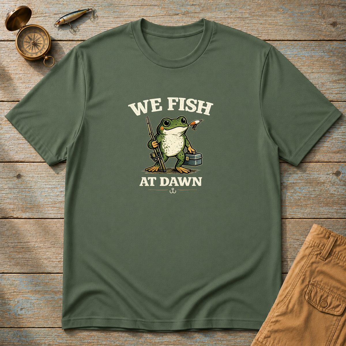 We Fish At Dawn T-Shirt